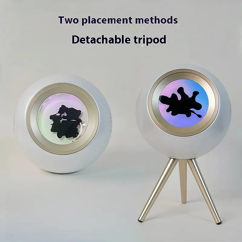Magnetic Fluid Colorful Light-effect Portable Bluetooth Audio