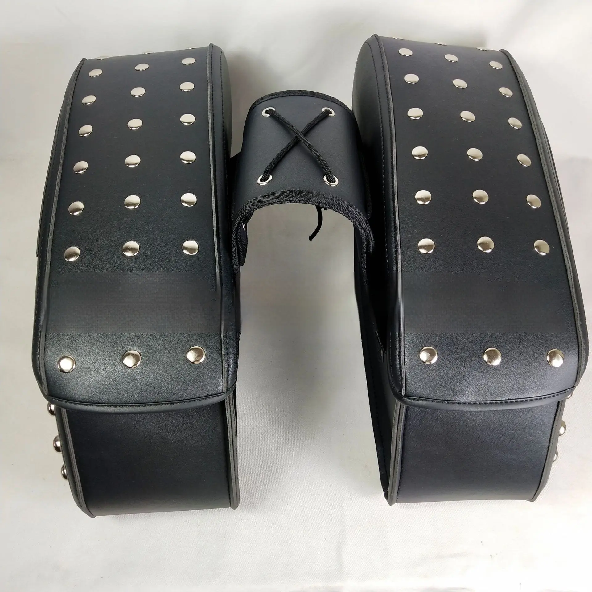 Motorcycle Leather Hanging Box Pannier Bag