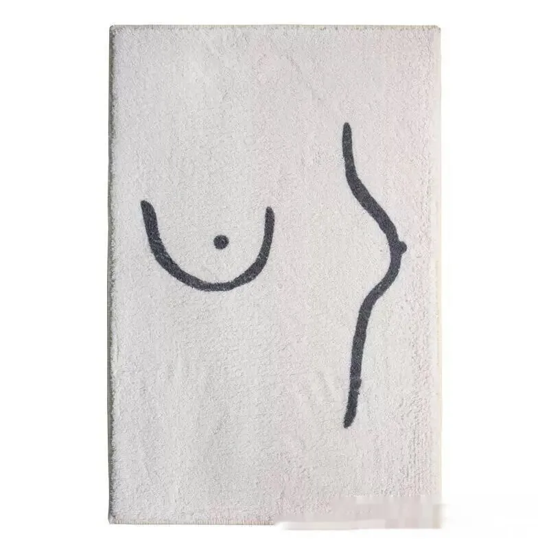 Home Bathroom Toilet Door Mat Carpet - 003Style