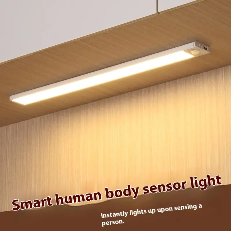 Ultra-thin Human Body Induction Self-adhesive Rechargeable Cabinet Wine Cabinet Wardrobe Self-adhesive Light Strip