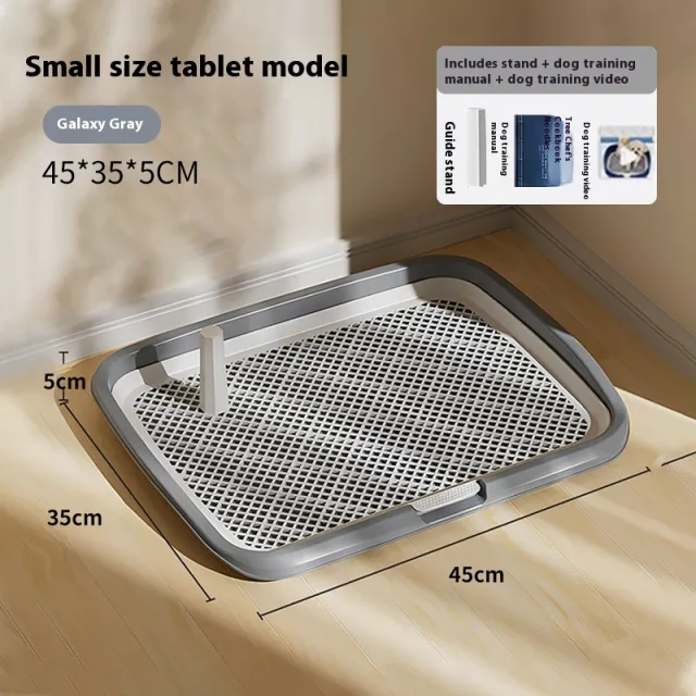 PET Plastic Fixed point Dog Toilet High Grade Gray - Shop at LoveMi