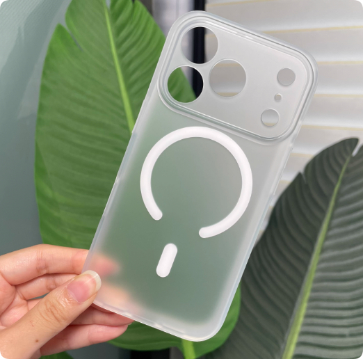 Magnetic Mobile Phone Case Knight Skin Feel Anti-fall Protective Cover