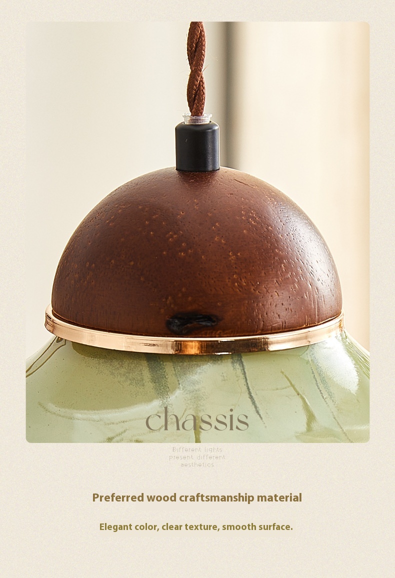 Ceramic Lamp Retro Dining Room Bedroom Bedside Small Droplight