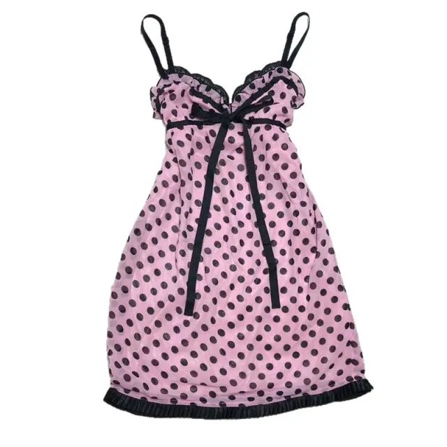 Graceful And Fashionable Dot Sexy Bow Tied Spaghetti strap Dress For Women Red - Shop at LoveMi