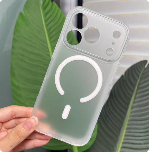 Magnetic Mobile Phone Case Knight Skin Feel Anti-fall Protective Cover