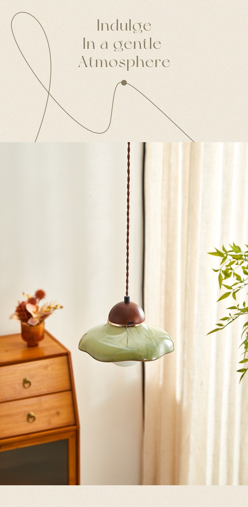 Ceramic Lamp Retro Dining Room Bedroom Bedside Small Droplight