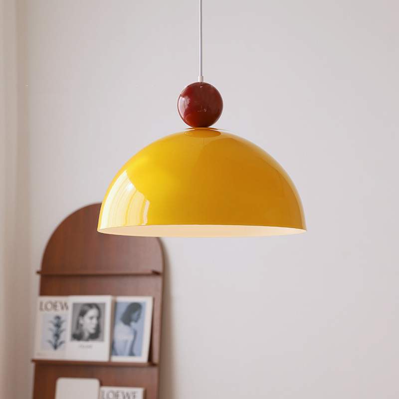 Retro Semicircle Chandelier Simple Dining-room Lamp
