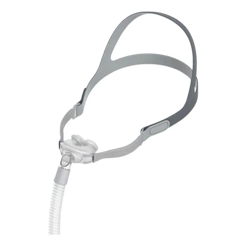 Plastic Household Respirator Nose Pillow Mask - Grey