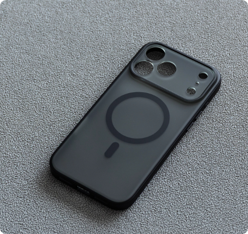 Magnetic Mobile Phone Case Knight Skin Feel Anti-fall Protective Cover