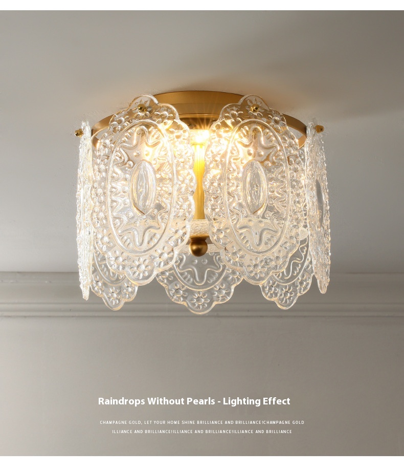 Retro Balcony Aisle Ceiling Lamp Entrance Door Lamps