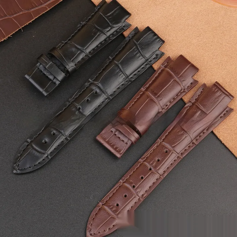Calfskin Wrist Strap Accessories Concave-convex Mouth