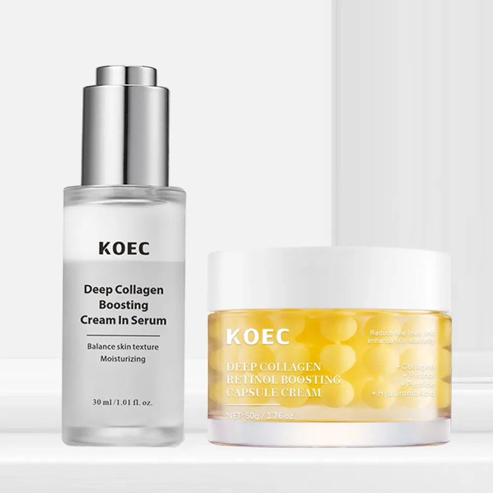 Collagen Hydrating Facial Care Lotion - Filling Cream Essence Liquid