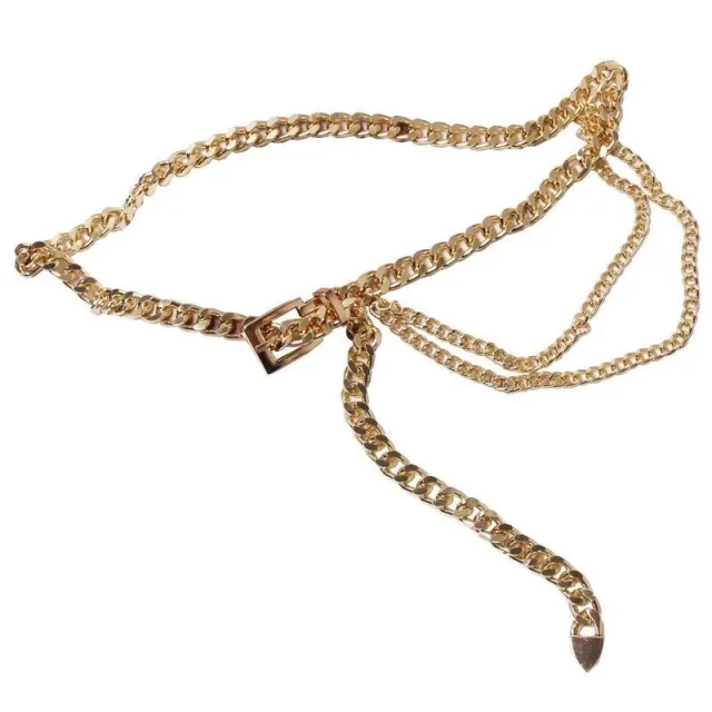 Ins Style Waist Chain Fashion Personality Chain Women Golden Body Chain - Shop at LoveMi