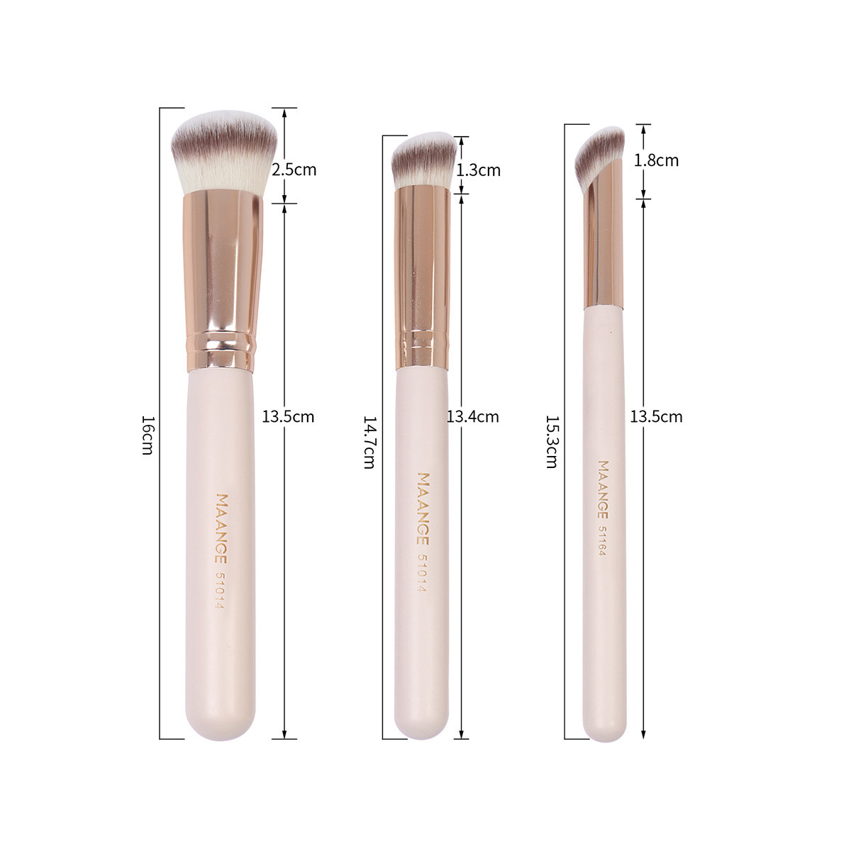 Makeup Brush Triangle Powder Puff Set 4