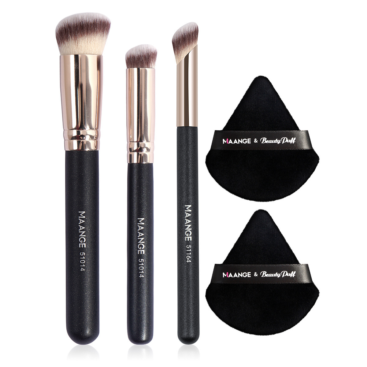 Makeup Brush Triangle Powder Puff Set 6