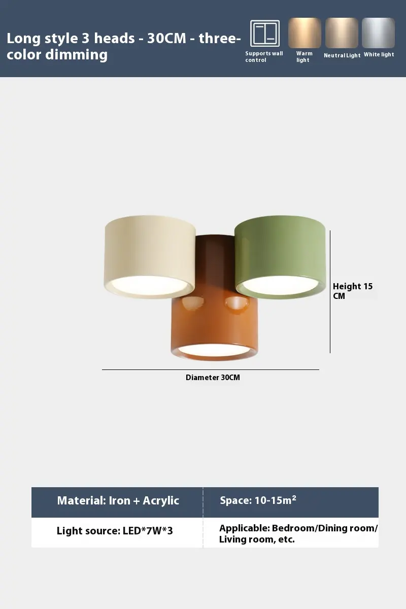 Full Spectrum Ceiling Anti-glare Eye Protection Spotlight