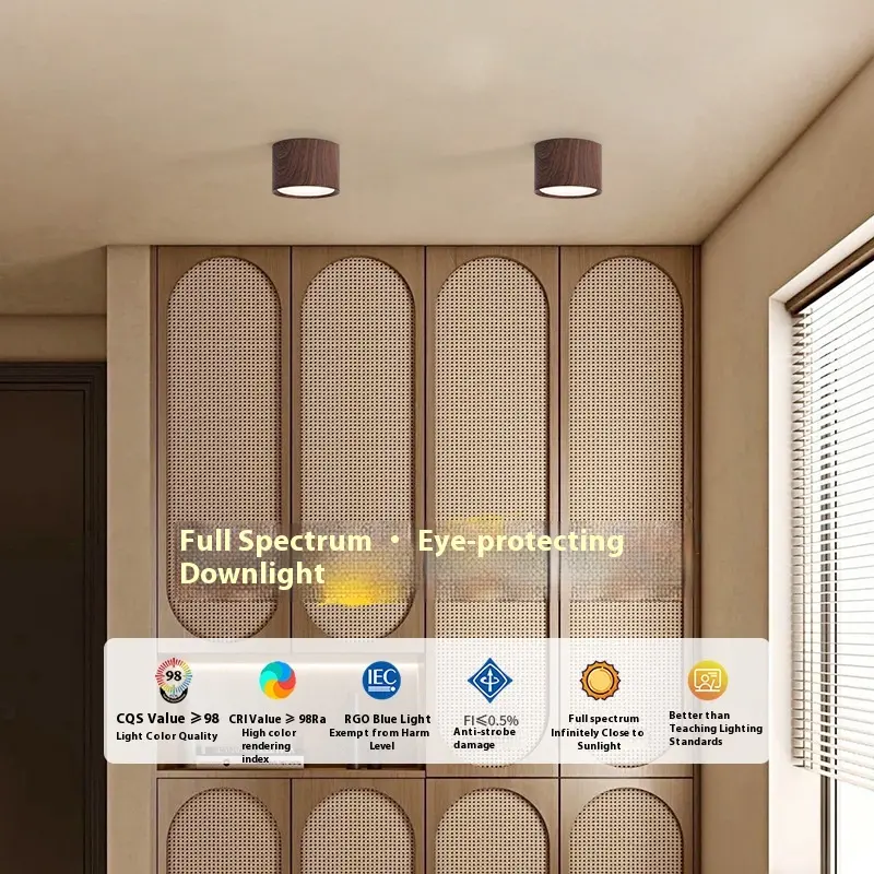Full Spectrum Ceiling Anti-glare Eye Protection Spotlight