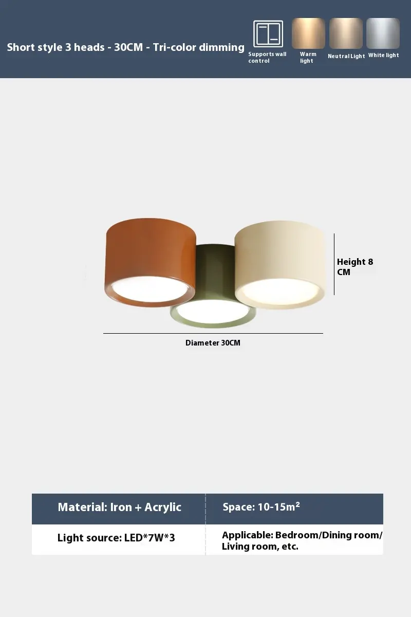 Full Spectrum Ceiling Anti-glare Eye Protection Spotlight