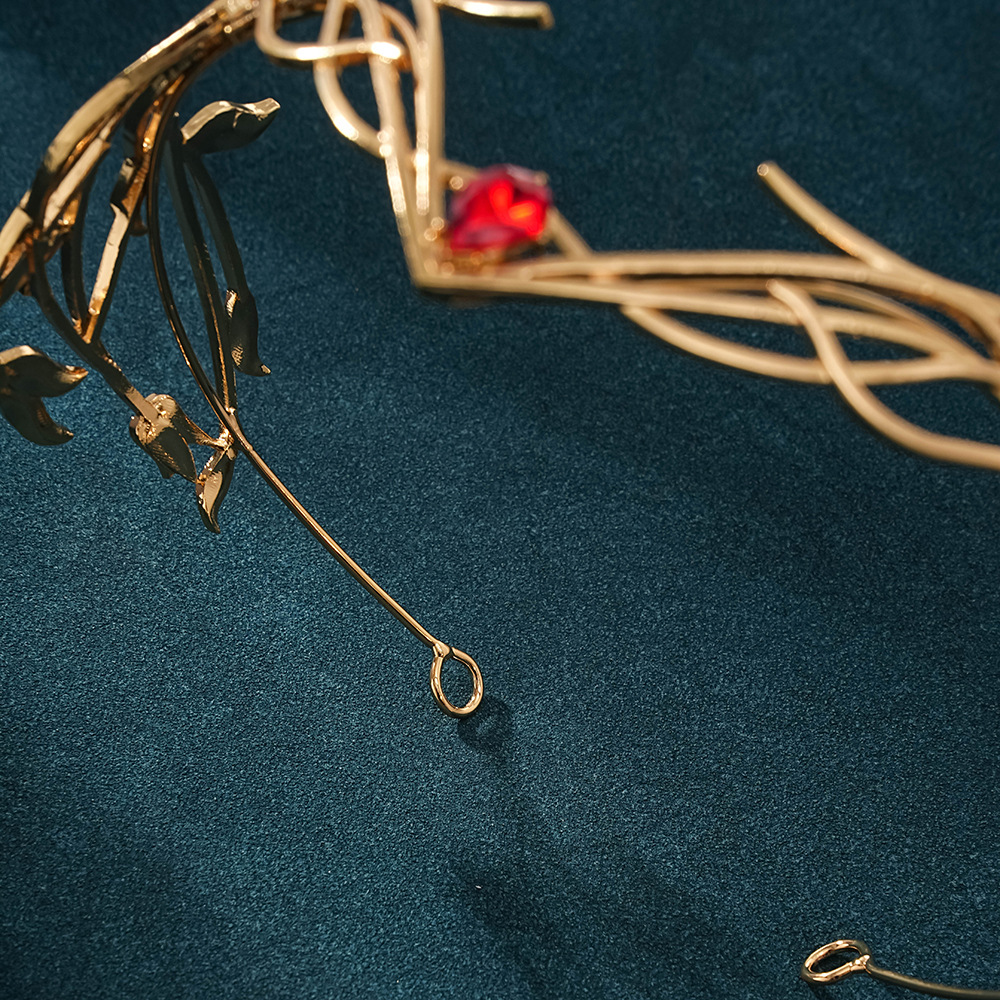 Goddess Warrior Leaves Forehead Ornament Headdress Alloy 6