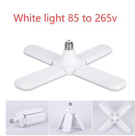 Energy-Saving Fan Lights Can Be Folded