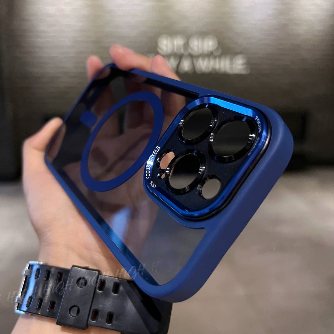 Soft Frame Advanced Primary Color Titanium Lens Phone Case - Image 12