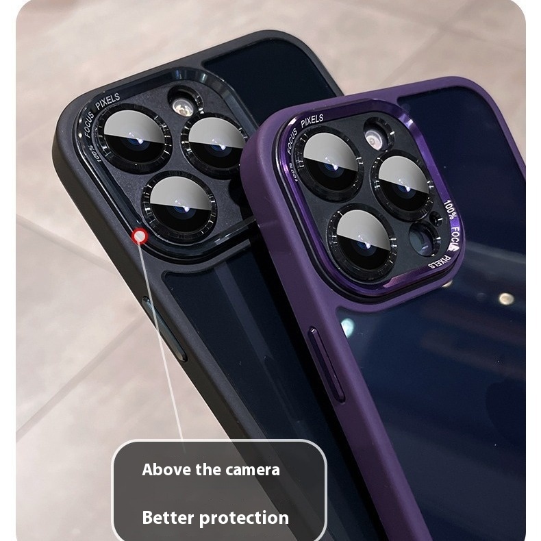 Soft Frame Advanced Primary Color Titanium Lens Phone Case