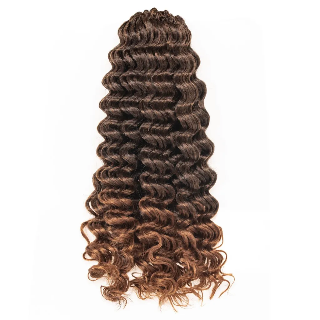 African Curly Hair Dirty Braid Big Wave Ocean Curved Fashion Wig - Style T30