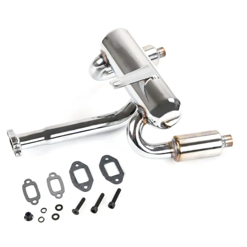 Simple Remote Control Car Double Row With Silencer Exhaust Pipe