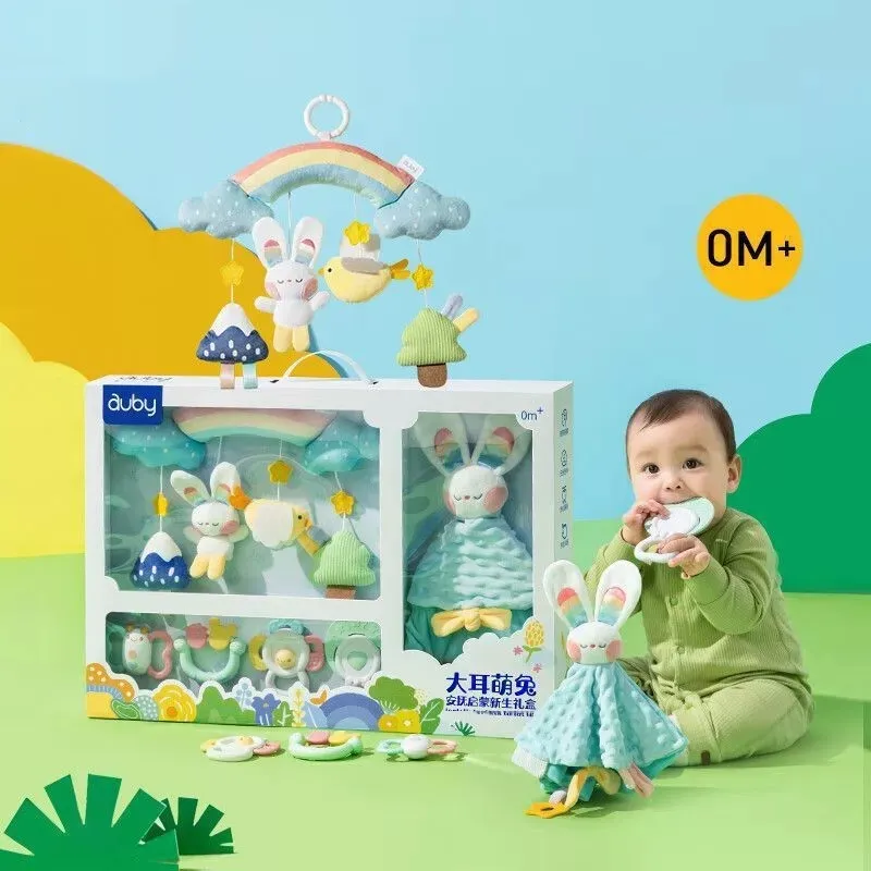 Newborn Soothing Rattle Teether Baby Early Education