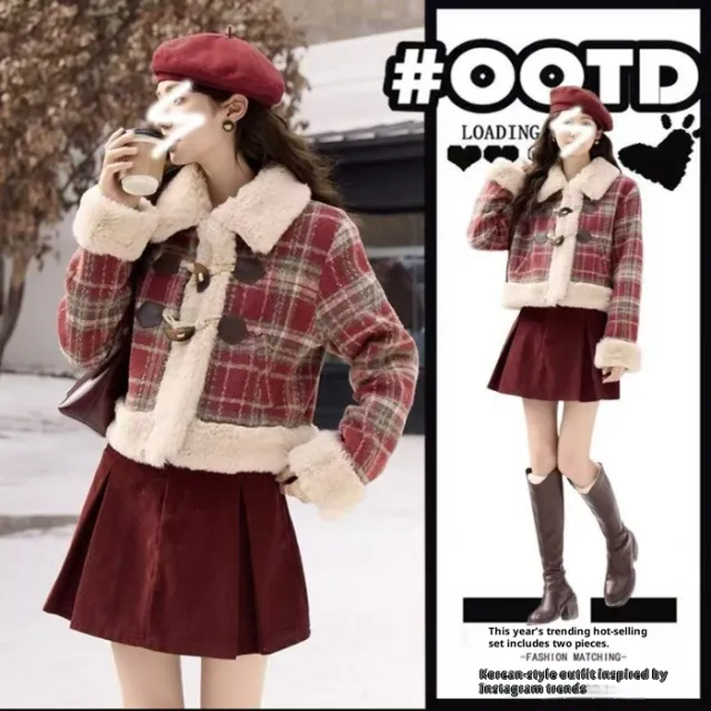 Women's Christmas French Coat All matching - Shop at LoveMi