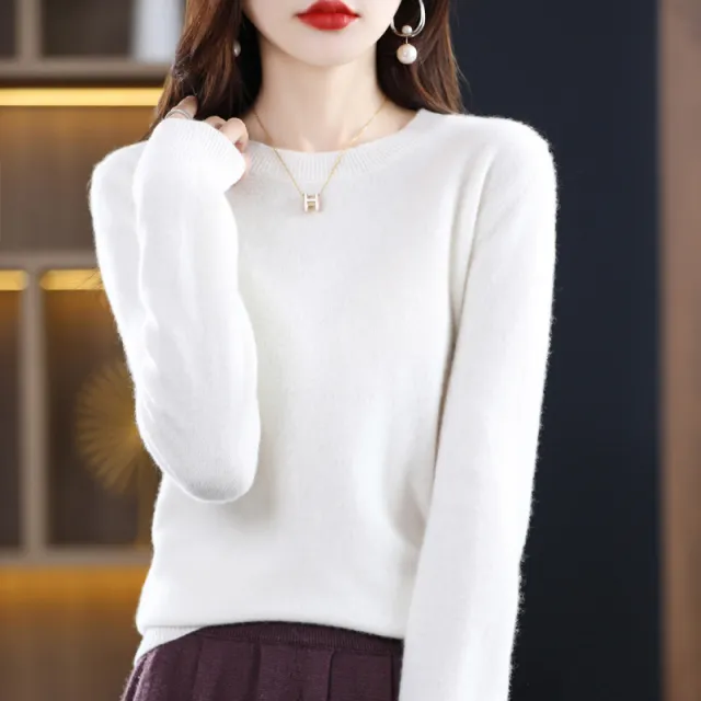 Fashion Autumn Undershirt Women's Long Wool White - Shop at LoveMi
