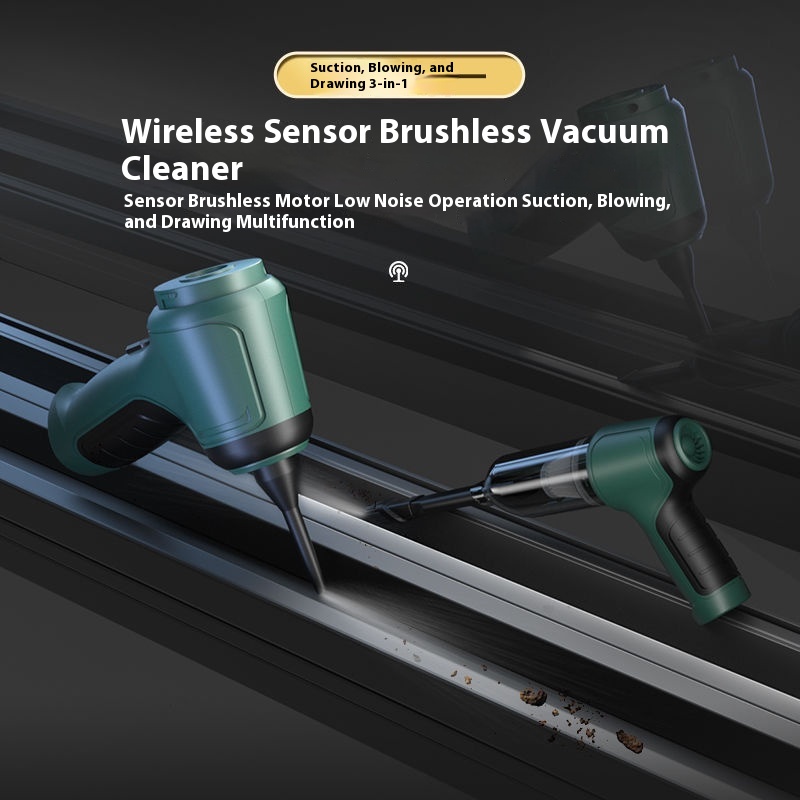 Car Cleaner Large Suction Hand-held Powerful Wireless Suction, Blowing And Pumping Integrated Dust Collection