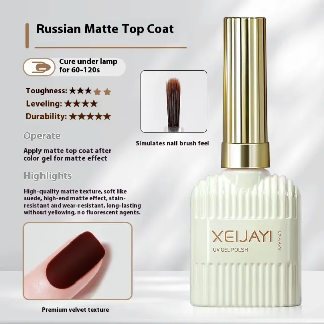 Glass Sealing Layer Reinforced Bottom Nail Tip Adhesive Wear Nail Polish Gel Russian Frosted Seal - Shop at LoveMi