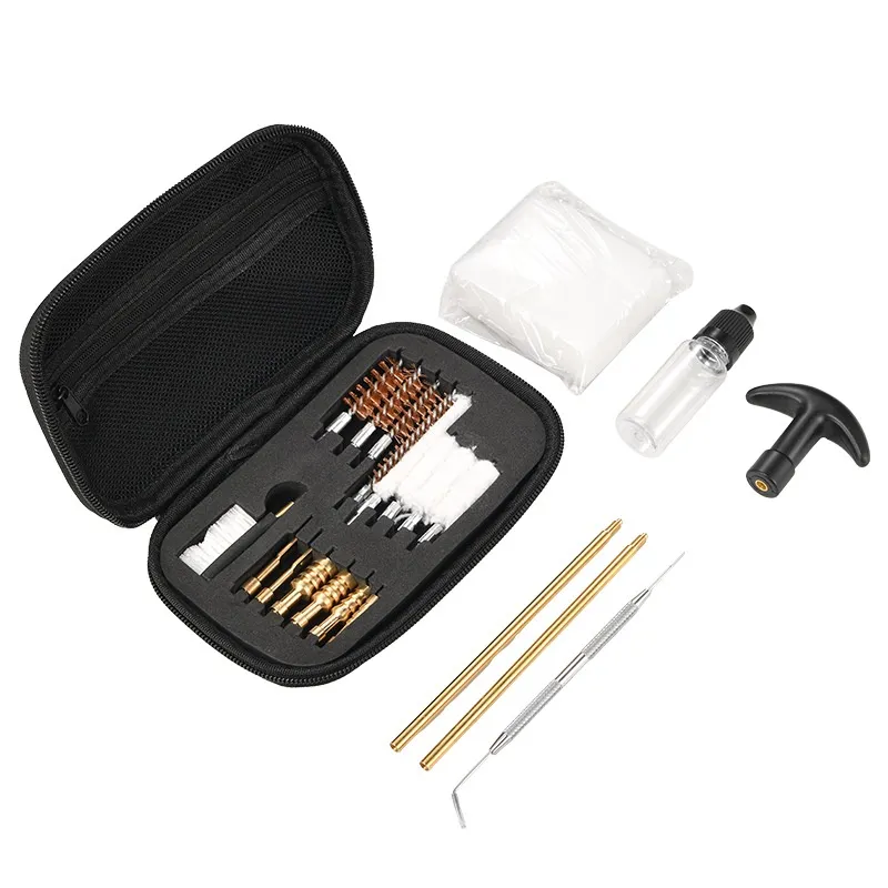 Cleaning Brush Gun Kit Copper Wire Brush - Black