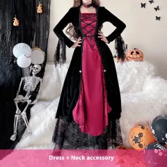 Role-playing Witch Costume Ghost Queen Performance Costume - Dress Necklace-L - View 1