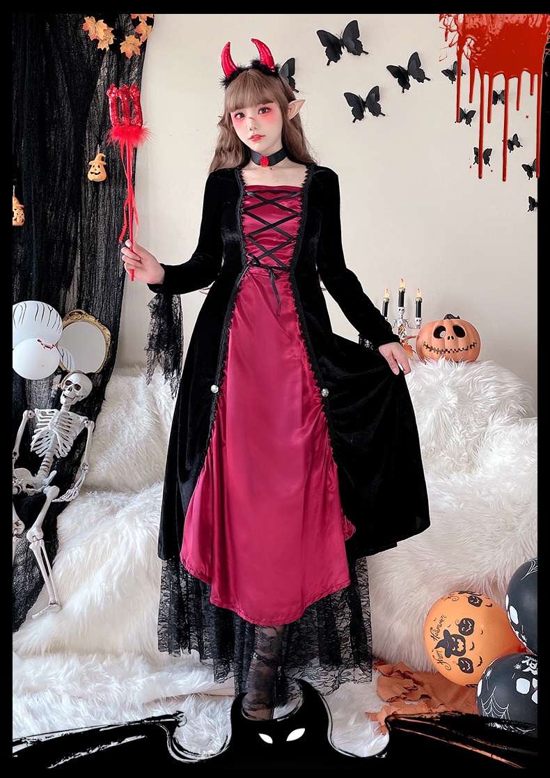 Role-playing Witch Costume Ghost Queen Performance Costume