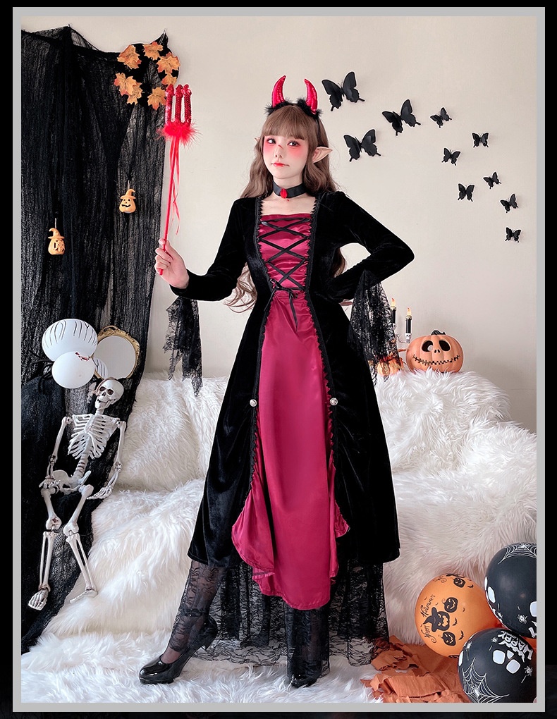Role-playing Witch Costume Ghost Queen Performance Costume