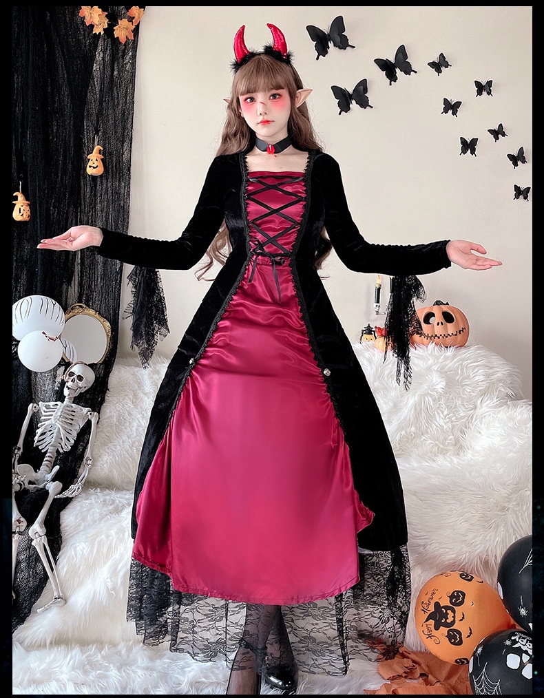 Role-playing Witch Costume Ghost Queen Performance Costume