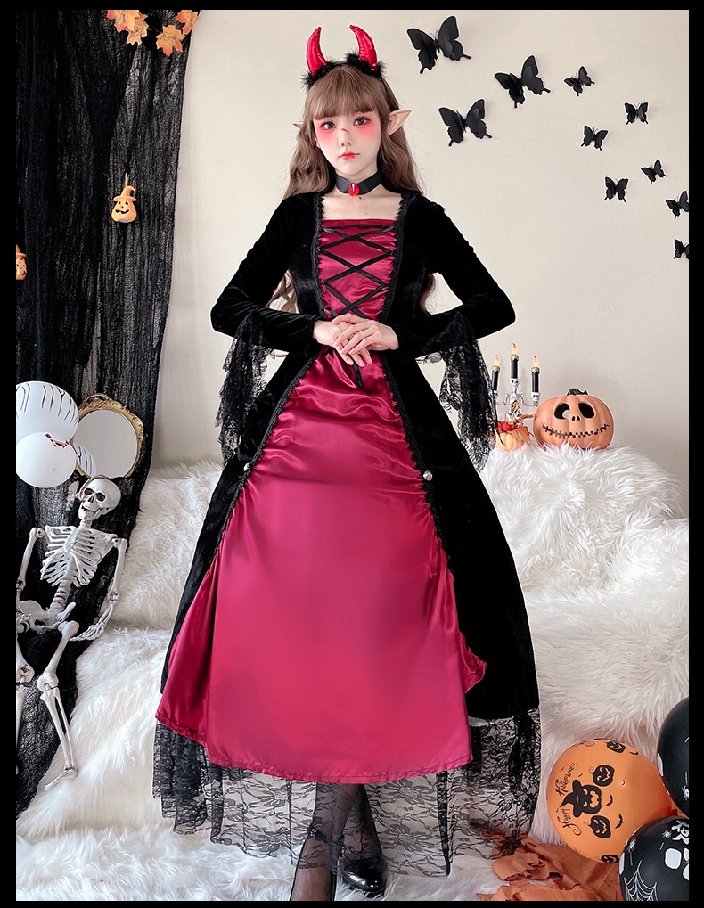 Role-playing Witch Costume Ghost Queen Performance Costume