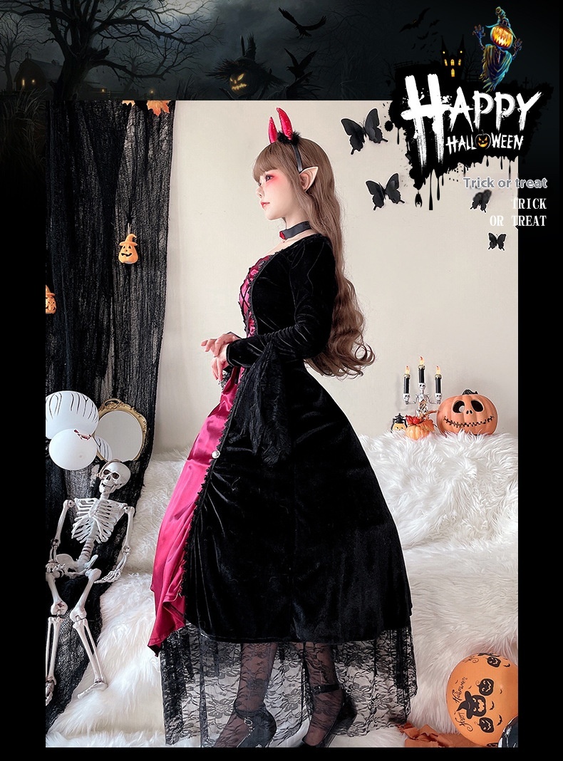 Role-playing Witch Costume Ghost Queen Performance Costume