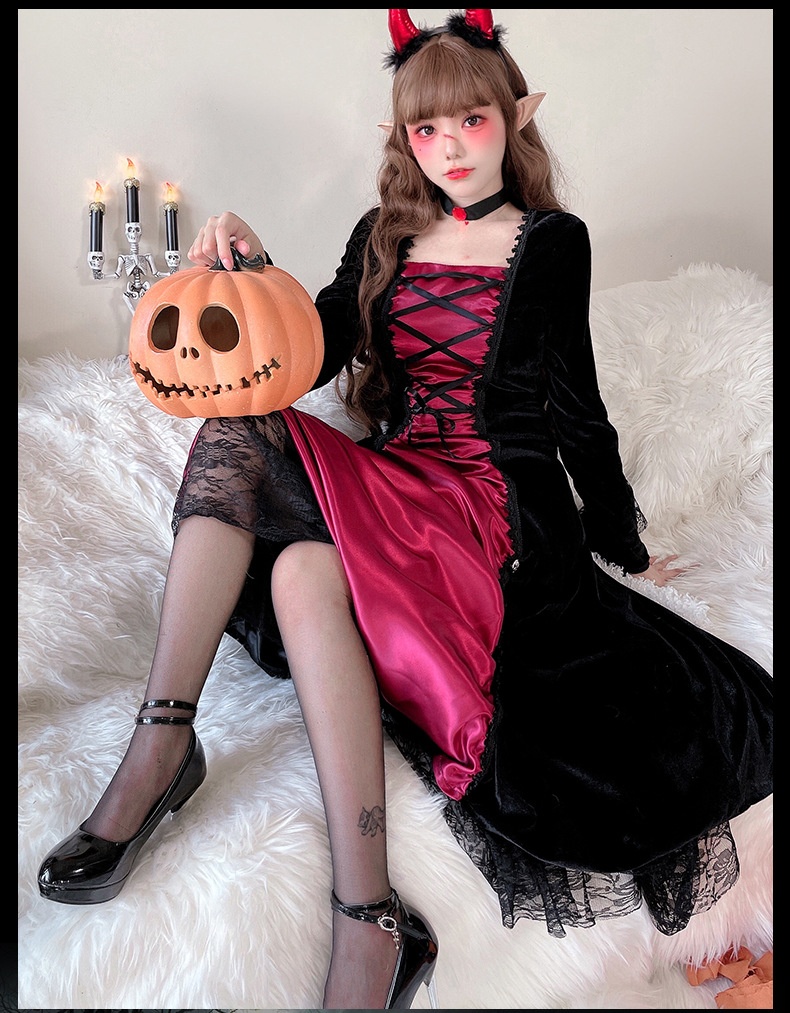 Role-playing Witch Costume Ghost Queen Performance Costume