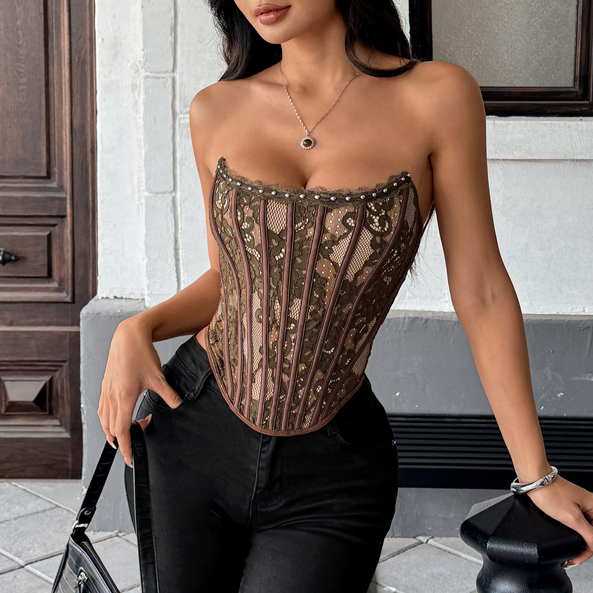 Strapless Corset - Texture View