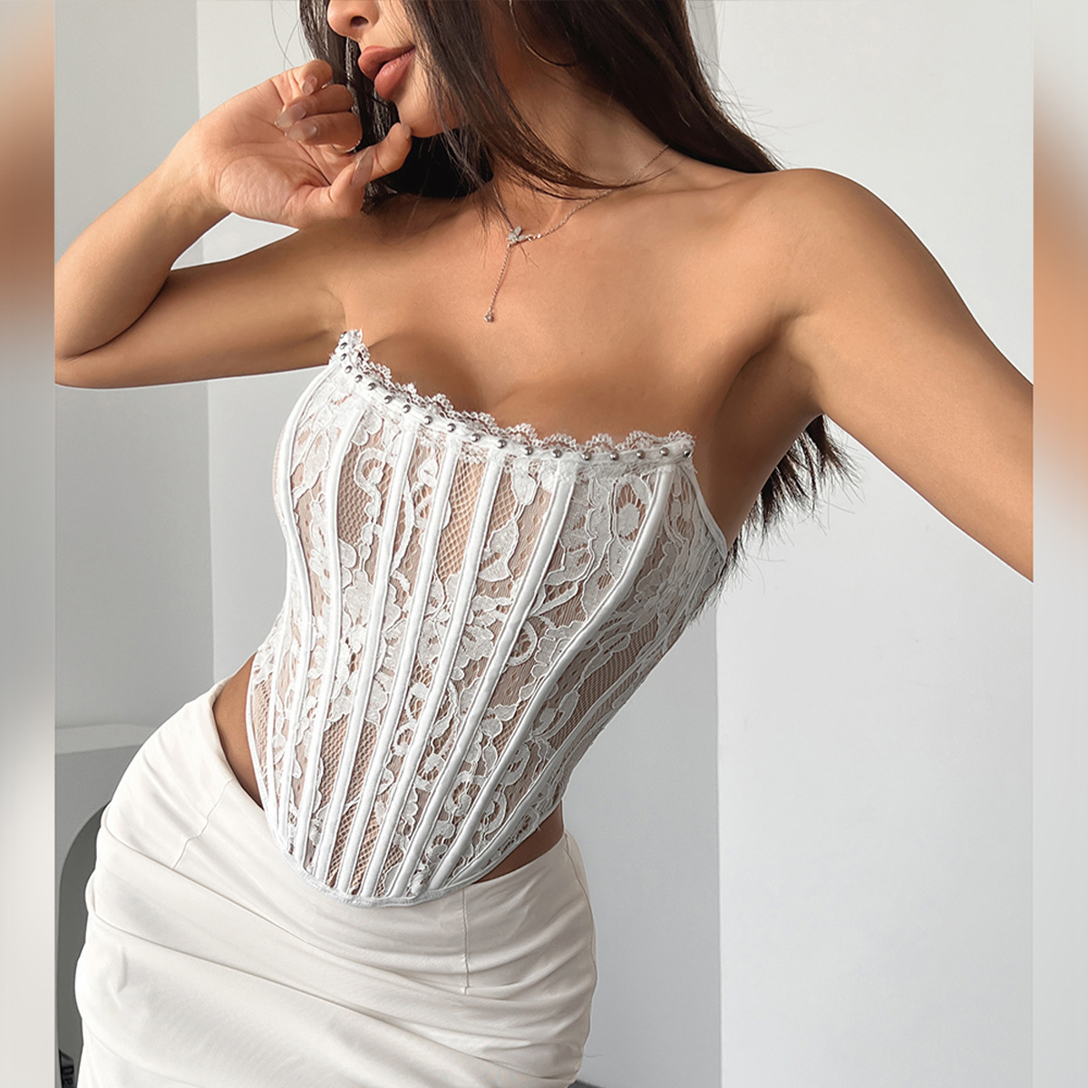 Fishbone Corset - Back View