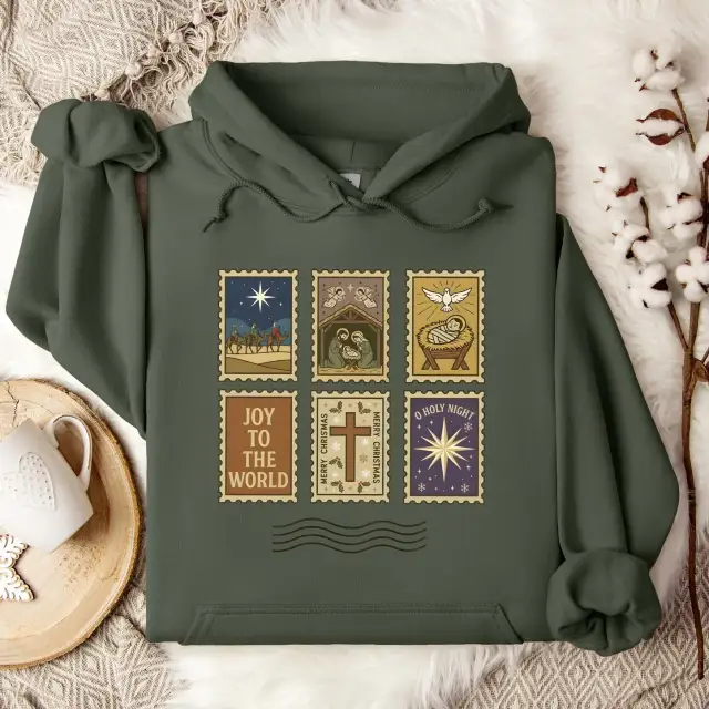 Hooded Sweater Loose Autumn And Winter European And American Top Army Green 2 - Shop at LoveMi