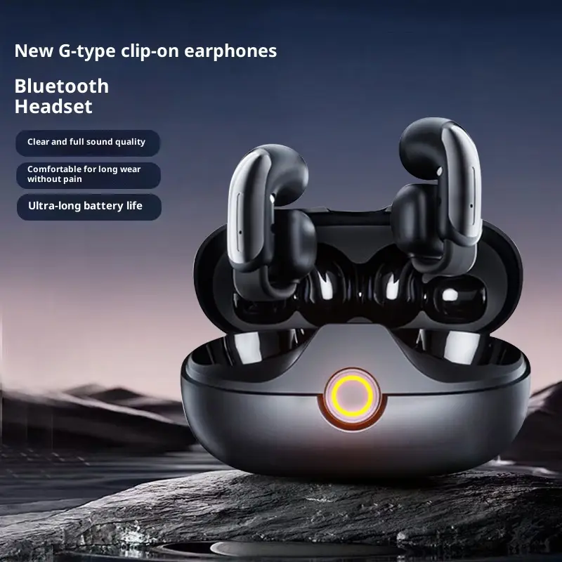 Noise Reduction, No Leakage, No Pain When Wearing For A Long Time, Non In-ear Earphone Bone Conduction Private Model