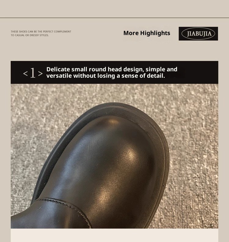 Women’s Platform Dress Boots – British Style Autumn/Winter