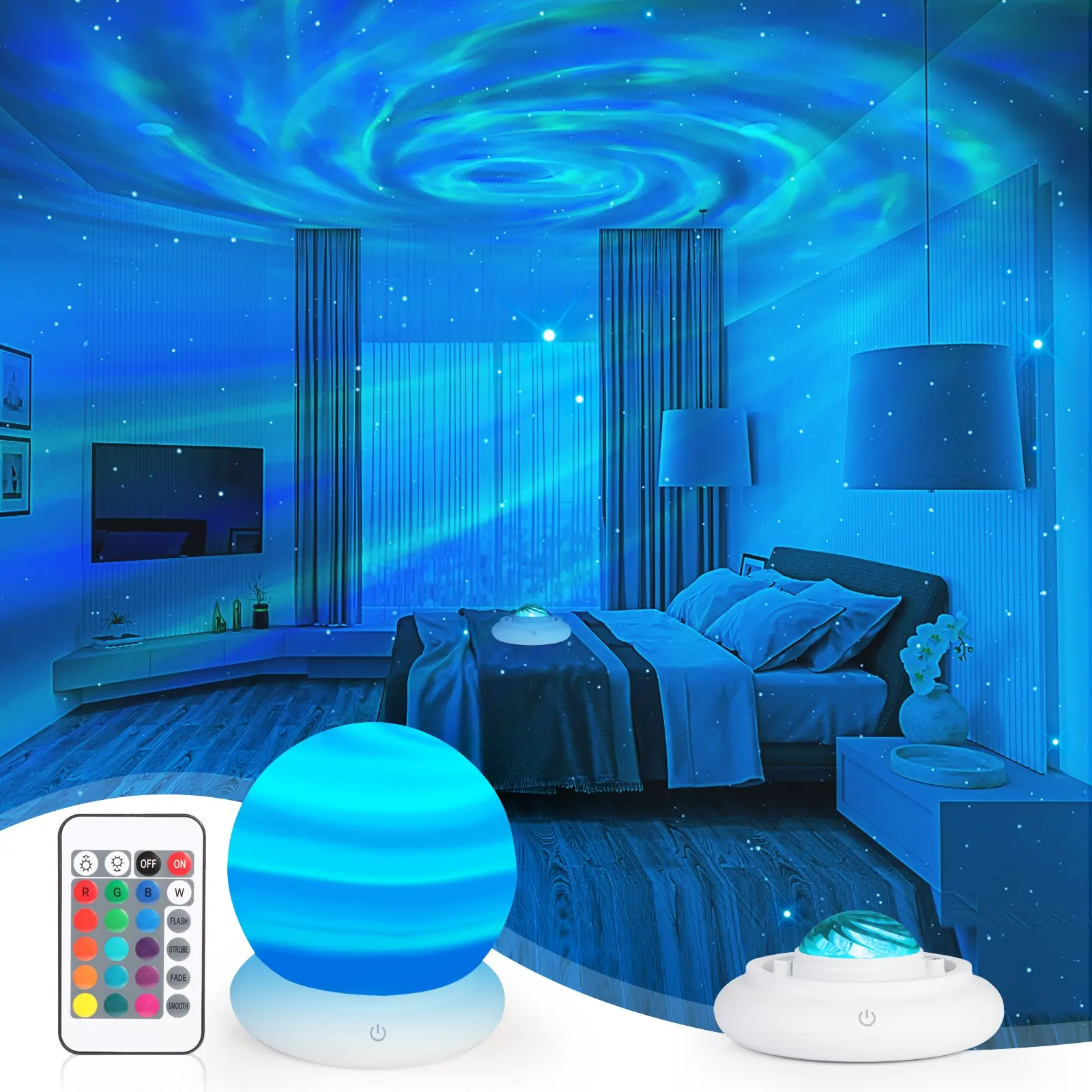 Northern Lights Projection Lamp Bedroom Star Light