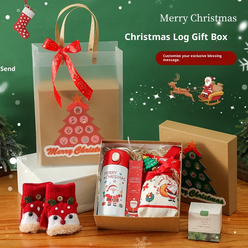 Kraft Paper Gift Box Christmas Eve Gift Bag
