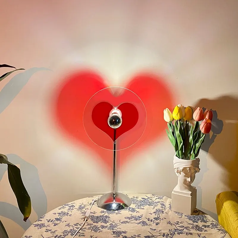 Love Decorative Table Lamp Bedroom Internet Celebrity