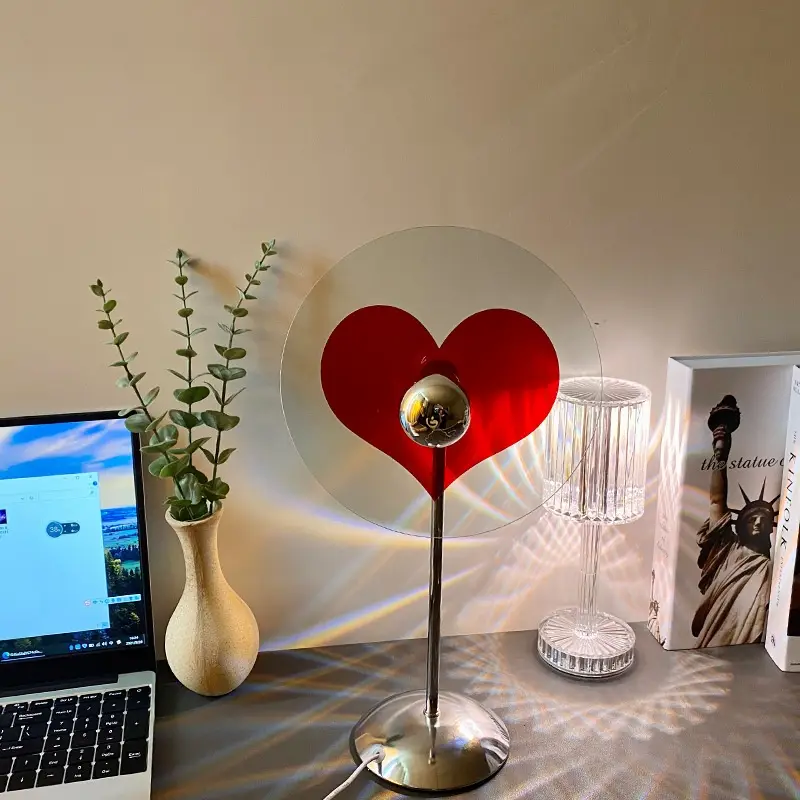 Love Decorative Table Lamp Bedroom Internet Celebrity Romantic